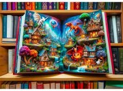 Elvarázsolt mese fa puzzle