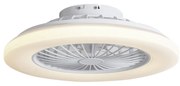 Mennyezeti ventilátor fehér 48,5 cm dimmelhető RGB LED-del távirányítóval - Clemo