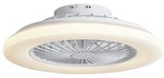 Mennyezeti ventilátor fehér 48,5 cm LED-del, dimmelhető RGB-vel és távirányítóval - Clemo