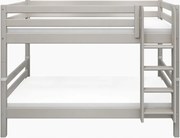 Classic emeletes franciaágy létrával, fenyőfa