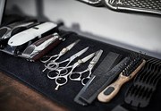 Fotográfia Arrangement of hairdressing tools, Mike Harrington