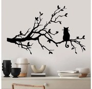 Fali dekoráció 80x50 cm ág fém