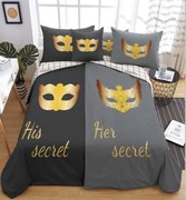 6 db Polipamut ágyneműhuzat Incognito 200x140cm+90x70cm TiaHome