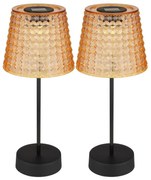 Globo 36634-2A - 2x LED napelemes lámpa SOLAR LED/0,06W/3V IP44 narancs