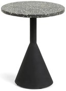 Kerek kerti kisasztal terrazzo asztallappal ø 40 cm Melano – Kave Home