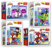 Mini puzzle - Spidey amazing friends - 4 db-os készlet