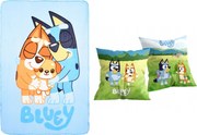 Bluey Snuggle Day polár takaró és párna szett, 2 részes