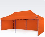 Esküvői sátor 3x6m - plusz 3 oldalfal - Narancs