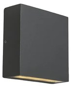 Kültéri fali lámpa sötétszürke IP54 LED-del 2-lámpás - Otan