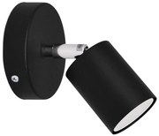 LED Fali spotlámpa TUNE 1xGU10/4,8W/230V fekete