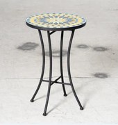 Outsunny Kerti Oldaltábla Kerámia Mozaik Asztallappal, 35,5x53,5cm, Több színben | Aosom