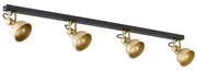 Argon 1801 - Spotlámpa LENORA 4xE14/7W/230V arany/fekete