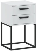 Éjjeliszekrény 2 Fiókkal Fehér Színben CADRO NR9 40 cm