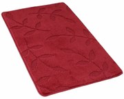 Kvalitex LEvelek fürdőszobaszőnyeg bordó, 60 x 100 cm