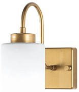 Fehér-aranyszínű fali lámpa ø 10 cm Duzsuz – Opviq lights