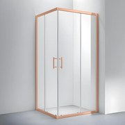 Motril || Rose Gold zuhanykabin 80x80 190cm, 6mm, NANO
