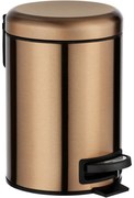 Wenko Leman 3 l pedálos szemetes, réz, 3 l
