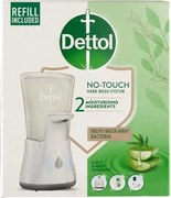 Folyékony szappan adagoló, szenzoros, Aloe Vera és E vitamin utántöltővel, DETTOL (KHH710)