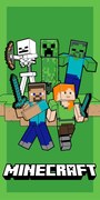 Minecraft Attack fürdőlepedő, strand törölköző 70x140cm (Fast Dry)