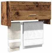 gardróbszekrény régi fa 70x32,5x35 cm Gépelt fa