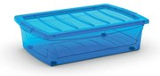 KIS Tárolódoboz SPINNING BOX M 30l, kék