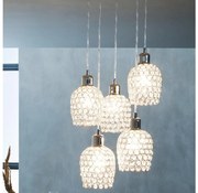 Eglo 94898 - Csillár zsinóron BONARES 1 5xE27/60W/230V