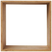 Natúr színű többszintes tölgyfa fali polc 30 cm Lattoon – House Nordic