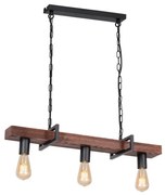 Csillár láncon HARD 3xE27/60W/230V