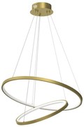 LED Csillár zsinóron HOOP LED/51W/230V átm. 60 cm 4000K arany
