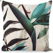 Dekorációs Párnahuzat 40x40 Virágok Puha Szép