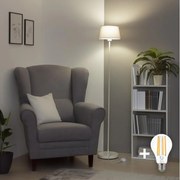 Brilagi - LED állólámpa CERIA 1xE27/40W/230V Ø 25 cm szürke/fehér