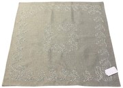 Hímzett terítő szürke Gloriette 85x85 cm TiaHome