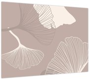 Kép - Bézs színű levelek N⁰1 (70x50 cm)