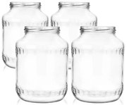 Orion Facetta befőttesüveg készlet, 1,7 l, 4 db