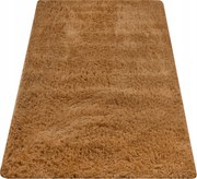 Szőrös Szőnyeg 170/120CM Bézs Barna Narancs Hosszú Haj