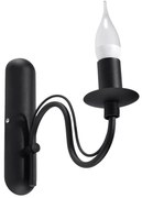 Fali lámpa MINERWA 1xE14/40W/230V fekete