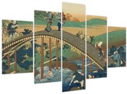 Kép - Katsushika Hokusai, Ariwara no Narihirafrom the series One Hundred, Poems Explained by the Nurse (Hyakunin isshu uba ga etoki), reprodukciók (150x105 cm)