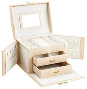 Ékszertartó táska, több színben-pezsgőszín