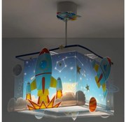 Dalber 63352 - Gyerek csillár ROCKET 1xE27/15W/230V