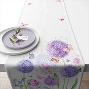 Pllangós tavaszi virágos pamut asztali futó 40x150 cm Flower beauty