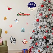 PIPPER. Karácsonyi textil matrica - 32x40cm