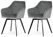 DCH-425 GREY4 étkezőszék szett, 2 db