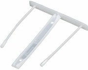 Lefűzőklip, műanyag, 85 mm, FELLOWES, Bankers Box&amp;reg;, fehér (IFW00895)