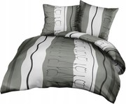 Kéreg Ágyneműhuzat 160x200 Fehér 100% Pamut Wz 7