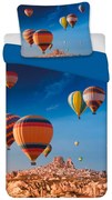 Hőlégballon Over the Horizon ágyneműhuzat 135×200cm, 80×80 cm
