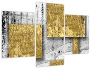 Kép - Arany négyzetek N⁰3 (90x60 cm)