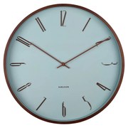 Karlsson 6014BL design falióra, kék, átmérő: 40 cm