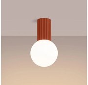 Sollux SL.1728 - Fürdőszobai mennyezeti lámpa HALO 1xG9/8W/230V IP44 narancs