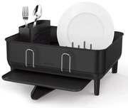 Simplehuman Compact edénycsepegtető, acél, műanyag, FPP, fekete