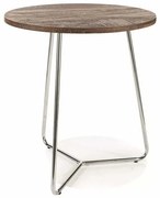 Grayson B dohányzóasztal, dió / króm